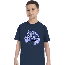 Load image into Gallery viewer, Daily_Deal_Shirts T-Shirts, Youth / XS / Navy Steven and Khonshu
