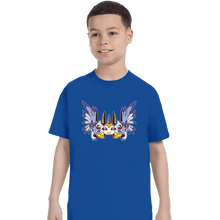 Load image into Gallery viewer, Daily_Deal_Shirts T-Shirts, Youth / XS / Royal Blue Digital Friendship
