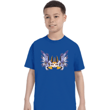 Load image into Gallery viewer, Daily_Deal_Shirts T-Shirts, Youth / XS / Royal Blue Digital Friendship
