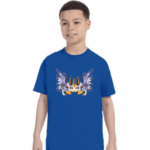 Daily_Deal_Shirts T-Shirts, Youth / XS / Royal Blue Digital Friendship