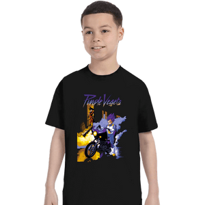 Shirts T-Shirts, Youth / XS / Black Purple Vegeta