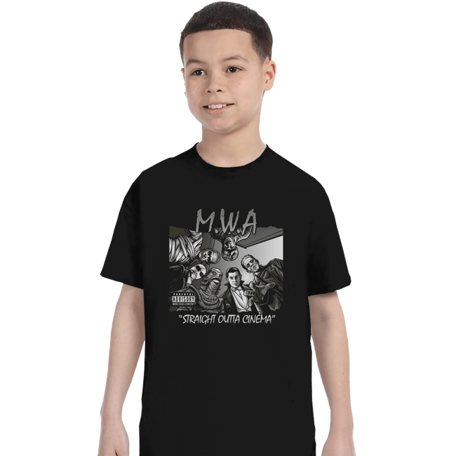 Daily_Deal_Shirts T-Shirts, Youth / XS / Black Monsters With Attitude