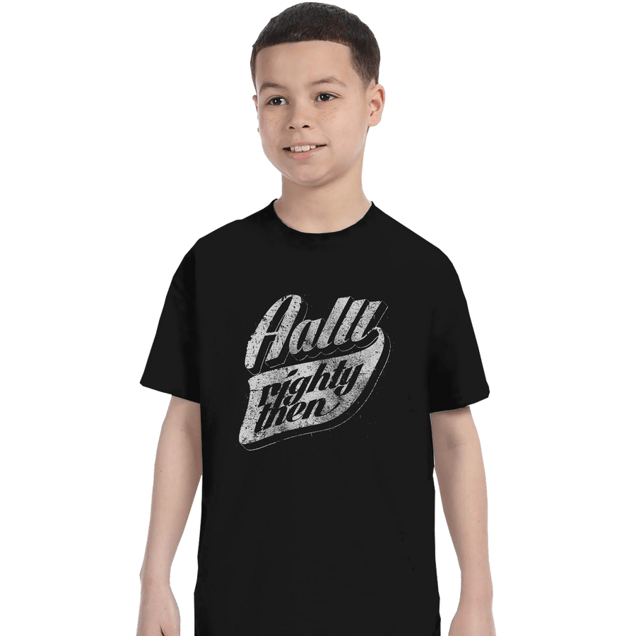Shirts T-Shirts, Youth / XL / Black Aalll-Righty-Then