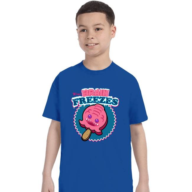 Daily_Deal_Shirts T-Shirts, Youth / XS / Royal Blue Krang's Brain Freezes