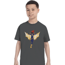 Load image into Gallery viewer, Shirts T-Shirts, Youth / XL / Charcoal Bat Girl
