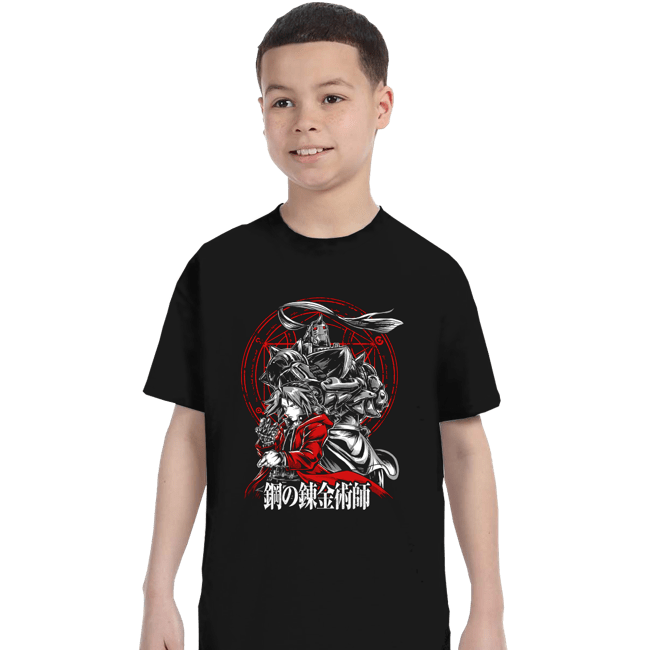 Secret_Shirts T-Shirts, Youth / XS / Black Fullmetal