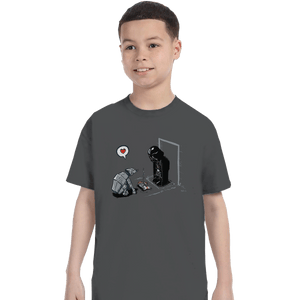 Shirts T-Shirts, Youth / XL / Charcoal Cat-At's New Gift