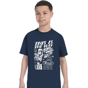 Daily_Deal_Shirts T-Shirts, Youth / XS / Navy Mando Space Lines