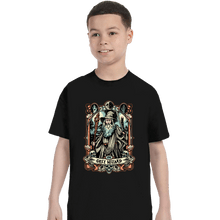 Load image into Gallery viewer, Daily_Deal_Shirts T-Shirts, Youth / XS / Black The Grey Wizard Crest
