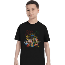 Load image into Gallery viewer, Shirts T-Shirts, Youth / XL / Black Mushroom Rangers
