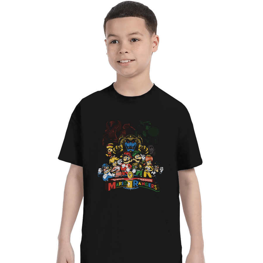 Shirts T-Shirts, Youth / XL / Black Mushroom Rangers