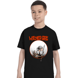 Daily_Deal_Shirts T-Shirts, Youth / XS / Black Witcher Girl