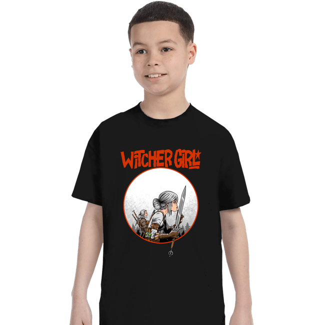Daily_Deal_Shirts T-Shirts, Youth / XS / Black Witcher Girl