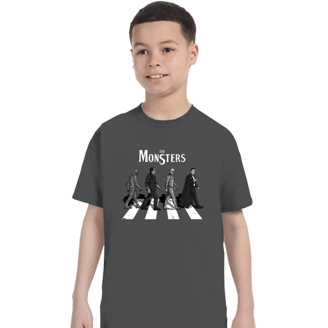 Daily_Deal_Shirts T-Shirts, Youth / XS / Charcoal The Monsters