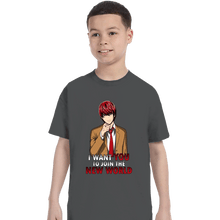 Load image into Gallery viewer, Shirts T-Shirts, Youth / XS / Charcoal Support Kira
