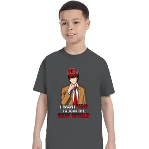 Shirts T-Shirts, Youth / XS / Charcoal Support Kira