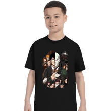 Load image into Gallery viewer, Shirts T-Shirts, Youth / XS / Black Potter Tiles
