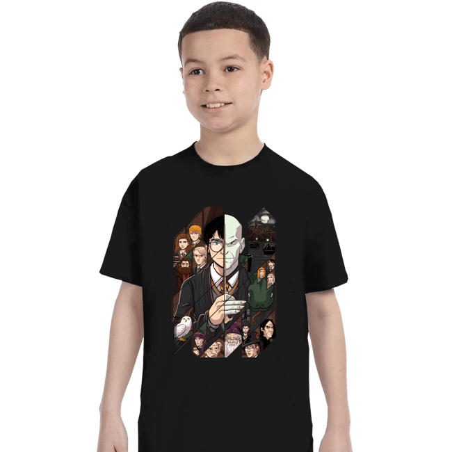 Shirts T-Shirts, Youth / XS / Black Potter Tiles