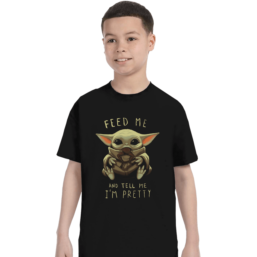 Shirts T-Shirts, Youth / XL / Black Feed Me And Tell Me I'm Pretty