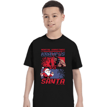 Load image into Gallery viewer, Daily_Deal_Shirts T-Shirts, Youth / XS / Black Christmas Fight
