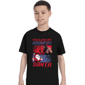 Daily_Deal_Shirts T-Shirts, Youth / XS / Black Christmas Fight