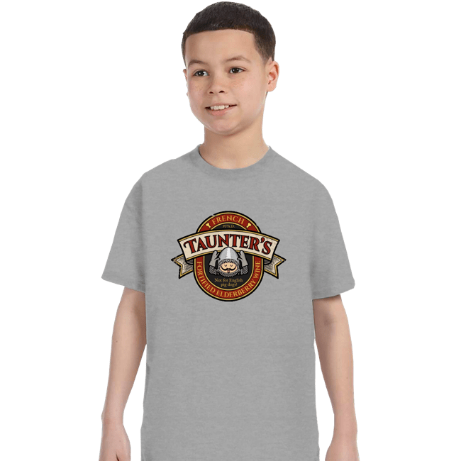 Daily_Deal_Shirts T-Shirts, Youth / XS / Sports Grey Taunter's Wine