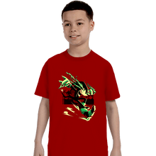 Load image into Gallery viewer, Daily_Deal_Shirts T-Shirts, Youth / XS / Red The Strongest Dude
