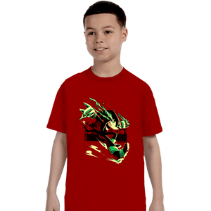 Daily_Deal_Shirts T-Shirts, Youth / XS / Red The Strongest Dude