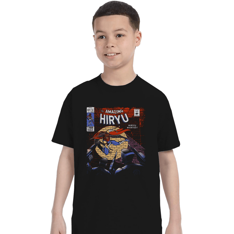 Shirts T-Shirts, Youth / XL / Black The Amazing Hiryu