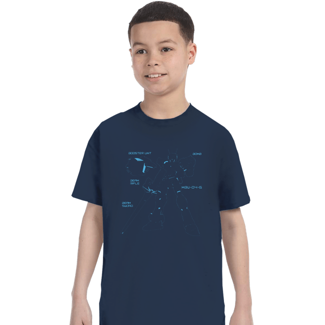 Shirts T-Shirts, Youth / XS / Navy Virtual On: Cyber Troopers