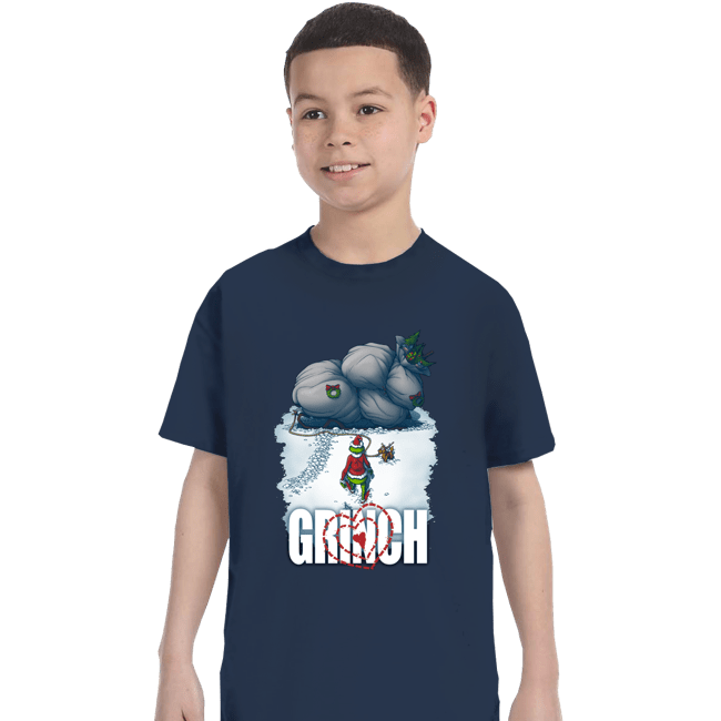 Daily_Deal_Shirts T-Shirts, Youth / XS / Navy Mean One