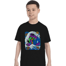 Load image into Gallery viewer, Shirts T-Shirts, Youth / XL / Black Eva-01 Wave
