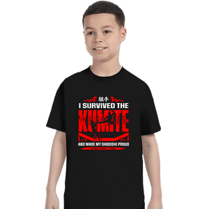 Daily_Deal_Shirts T-Shirts, Youth / XS / Black I Survived The Kumite