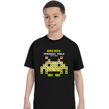 Load image into Gallery viewer, Daily_Deal_Shirts T-Shirts, Youth / XS / Black Arcade Periodic Table
