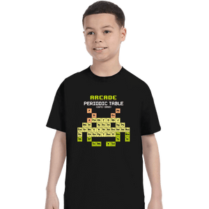 Daily_Deal_Shirts T-Shirts, Youth / XS / Black Arcade Periodic Table