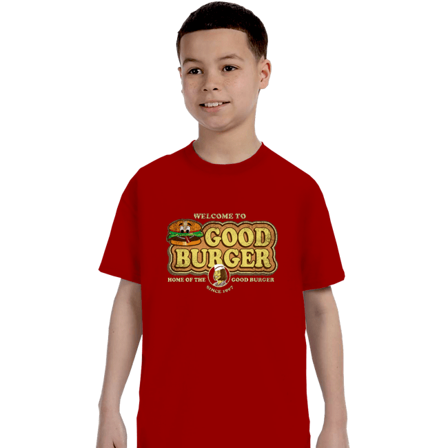 Daily_Deal_Shirts T-Shirts, Youth / XS / Red Welcome To Good Burger