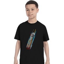 Load image into Gallery viewer, Daily_Deal_Shirts T-Shirts, Youth / XS / Black The Falcon
