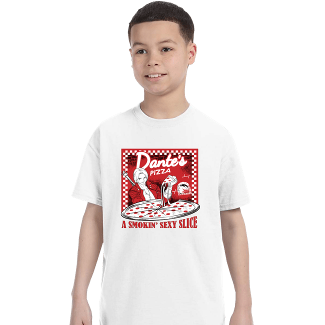 Shirts T-Shirts, Youth / XS / White Sexy Slice