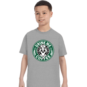 Daily_Deal_Shirts T-Shirts, Youth / XS / Sports Grey Drink Me Coffee