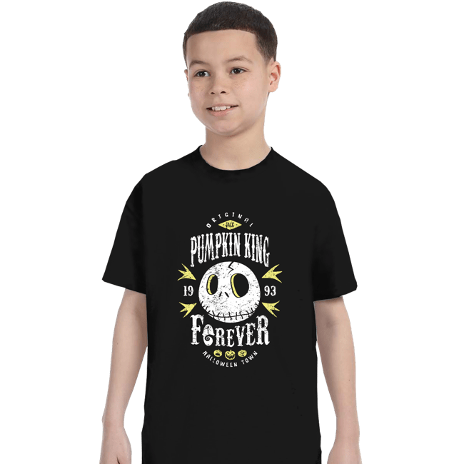 Shirts T-Shirts, Youth / XS / Black Pumpkin King Forever