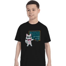 Load image into Gallery viewer, Shirts T-Shirts, Youth / XL / Black Scientist Cat
