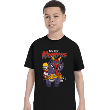 Load image into Gallery viewer, Daily_Deal_Shirts T-Shirts, Youth / XS / Black My Pet Krampus

