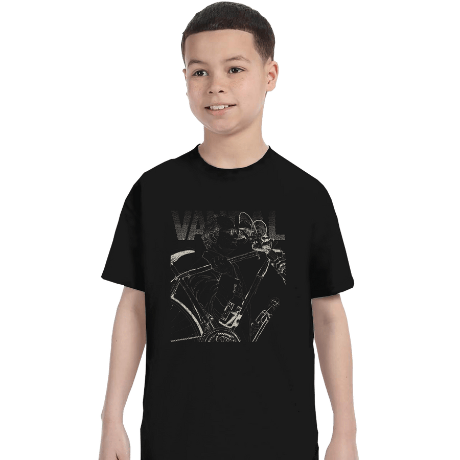 Shirts T-Shirts, Youth / XL / Black Bike Vandal