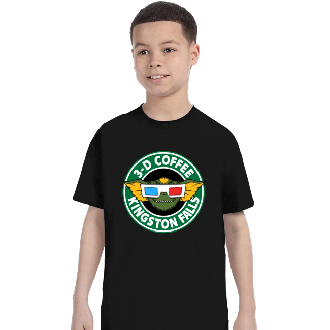 Daily_Deal_Shirts T-Shirts, Youth / XS / Black Kingston Falls Coffee