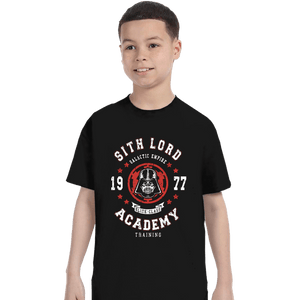 Shirts T-Shirts, Youth / XS / Black Sith Lord Academy