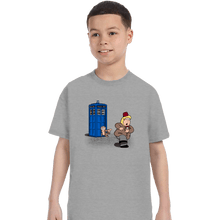 Load image into Gallery viewer, Shirts T-Shirts, Youth / XS / Sports Grey The Tardis Monkey
