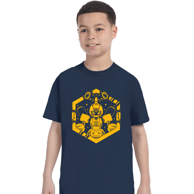 Shirts T-Shirts, Youth / XS / Navy Kabuto Type Robot