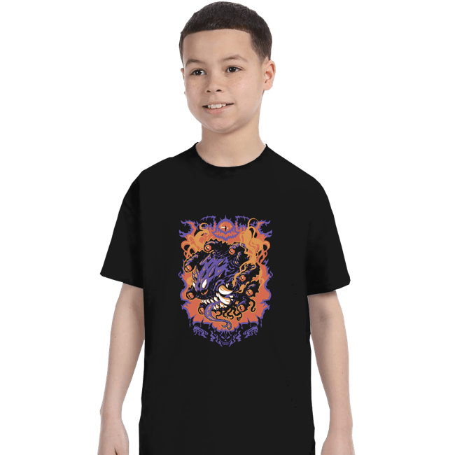 Shirts T-Shirts, Youth / XS / Black Beholder Monster