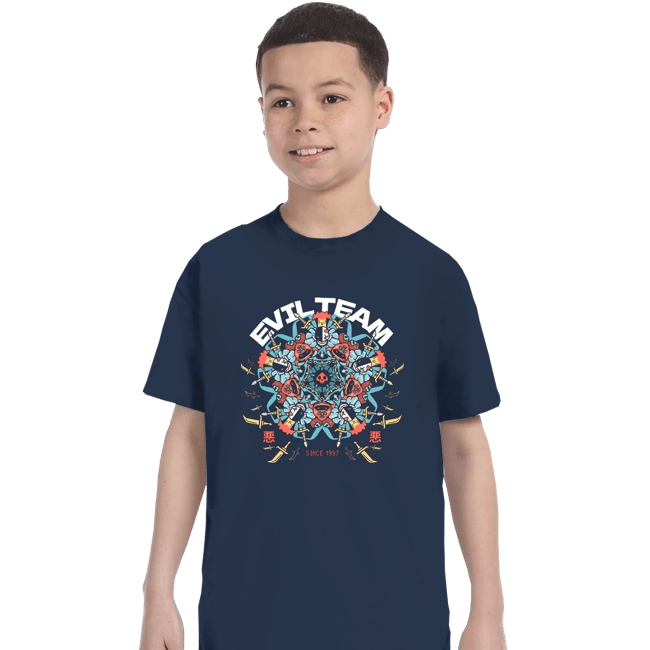 Daily_Deal_Shirts T-Shirts, Youth / XS / Navy Evil Team