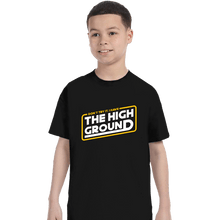 Load image into Gallery viewer, Shirts T-Shirts, Youth / XS / Black The High Ground
